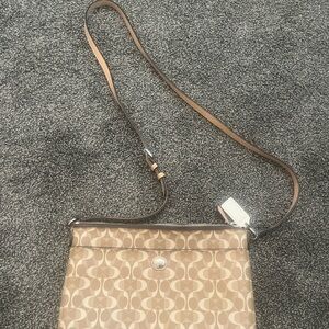Coach Signature Brown Crossbody Bag